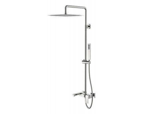 Boheme Qubic Душевая стойка 20,9x52,7x132h см, цвет: никель брашированный 478-NB