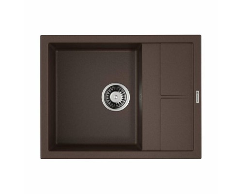 Мойка, OMOIKIRI, Sumi, шгв 650-500-220, отверстия для смесителя-4 промаркированных, цвет-темный шоколад