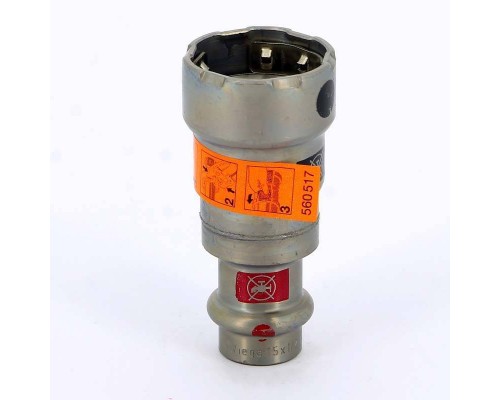Переход пресс Megapress нелегир. оцинк.сталь SC-Contur Viega PN=6 бар 15x1/2"
