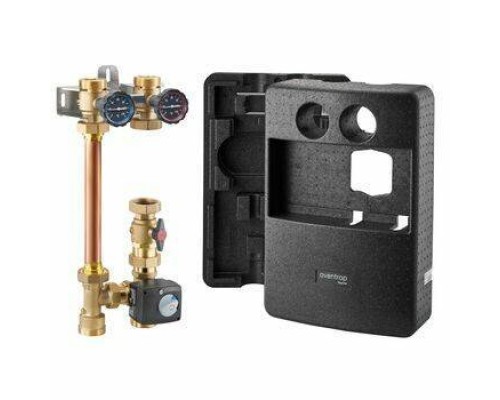 Насосная группа, Regumat M3-180 plus, DN 32, без насоса, с шаровым краном перед насосом, с трехходовым смесителем и сервомотором 230 В