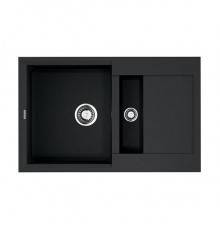 Omoikiri Sakaime 78-2-BL Кухонная мойка Tetogranit 78x50 см, цвет: черный 4993114