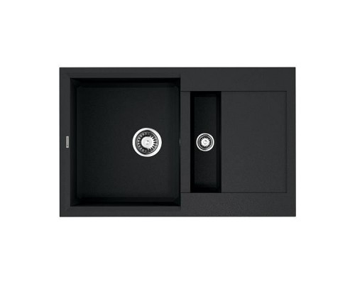 Omoikiri Sakaime 78-2-BL Кухонная мойка Tetogranit 78x50 см, цвет: черный 4993114