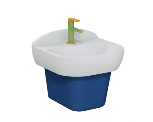 Раковина, Vitra, Sento Kids, ш 450, отверстия для смесителя-1, цвет-белый