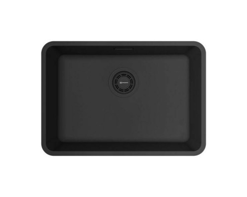 Мойка, OMOIKIRI, Omi, шгв 530-370-180, отверстия для смесителя-отсутствуют, цвет-графит