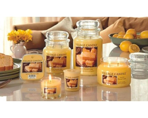 Декоративная свеча Village Candle Лимонный пирог (389 грамм) Декоративная свеча Village Candle Лимонный пирог (389 грамм)
