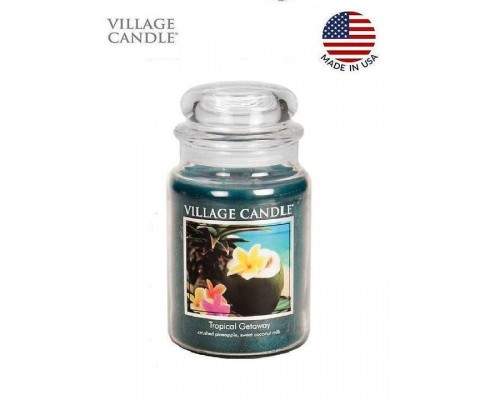 Декоративная свеча Village Candle Тропический остров (602 грамм)