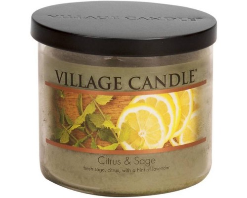 Декоративная свеча Village Candle Цитрус и Шалфей (396 грамм)