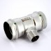 Тройник пресс-Н нержавеющая сталь Sanpress Inox VIEGA 54x1"x54