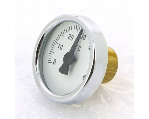 Термометр погружной аксиальный 1/2" UNI-FITT 60"C, диаметр 33 мм