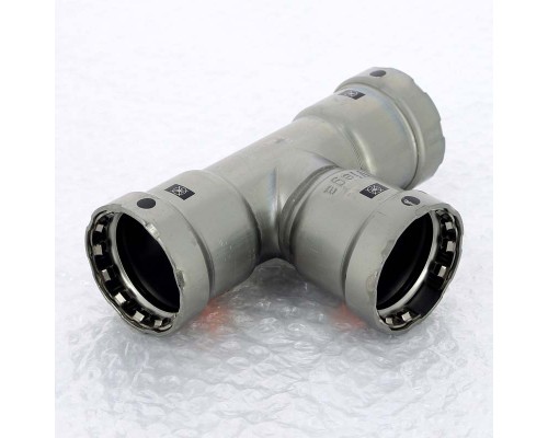 Тройник пресс оцинкованная сталь Megapress VIEGA 1"1/2x1"1/2x1"1/2