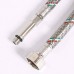 Гибкая подводка для смесителя UNI-FITT МL10х1 - 1/2" 100 см оплетка из нержавеющей стали