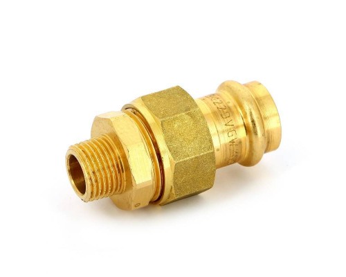 Муфта пресс-Н IBP 22 х 1/2" с разъемным соединением бронза Муфта пресс-Н IBP 22 х 1/2" с разъемным соединением бронза