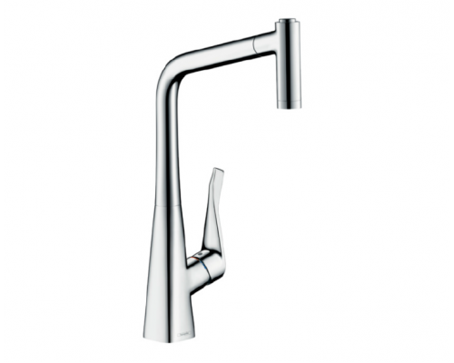Смеситель для кухни, Hansgrohe, Metris M71, цвет-хром