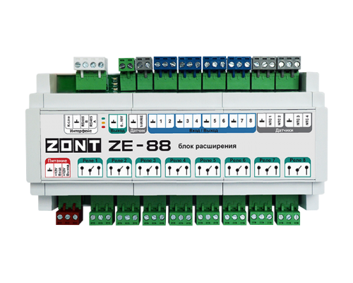 Блок расширения ZE-88 для контроллеров