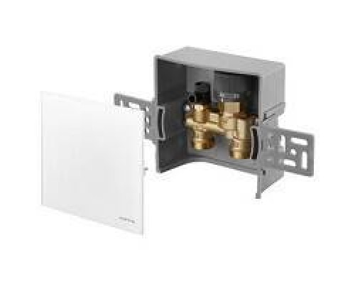 Набор терморегулятора, Unibox E RTL, 20-40°C,  белое стекло