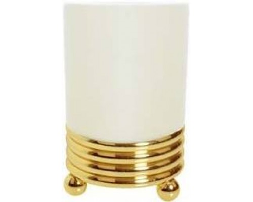 Boheme Hermitage Gold Стакан настольный, 8х8хh11,5 см, цвет: золото глянцевое 10361