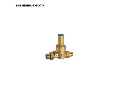 Редуктор давления под манометр, американка-американка 1 1/2", без покрытия