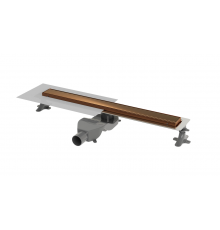 Boheme Premium Linear Трап линейный 80 см нерж. сталь, решетка с щелью для воды, цвет:brushed bronze 982-80-BRB