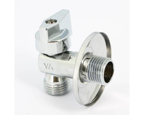 Кран шаровой НН UNI-FITT 1/2" для подкл. бачков / смесителей хром