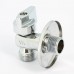 Кран шаровой НН UNI-FITT 1/2" для подкл. бачков / смесителей хром