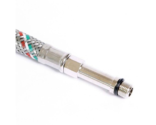 Гибкая подводка для смесителя UNI-FITT МL10х1 - 1/2" 100 см оплетка из нержавеющей стали Гибкая подводка для смесителя UNI-FITT МL10х1 - 1/2" 100 см оплетка из нержавеющей стали