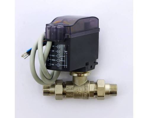 Кран шаровой с разъемными соединениями НН двухходовой MODULO COMPACT с сервоприводом EMMETI 1/2" Кран шаровой с разъемными соединениями НН двухходовой MODULO COMPACT с сервоприводом EMMETI 1/2"