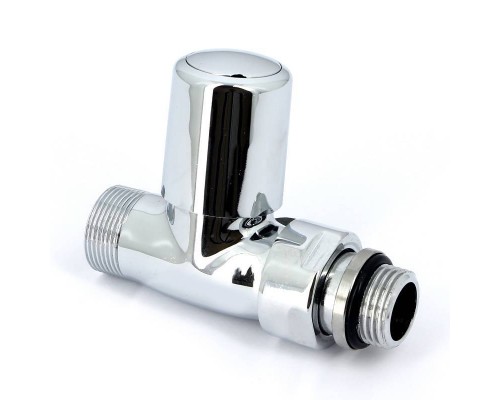 Вентиль ручной Carlo Poletti Compact НН 1/2" х М24 х 19 хромированный