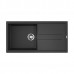 Omoikiri Tedori 100-BL Кухонная мойка Tetogranit 100x51 см, цвет: черный 4993916