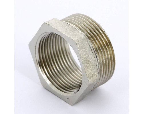 Футорка НВ никелированная UNI-FITT 1"1/4x1"1/2 Футорка НВ никелированная UNI-FITT 1"1/4x1"1/2