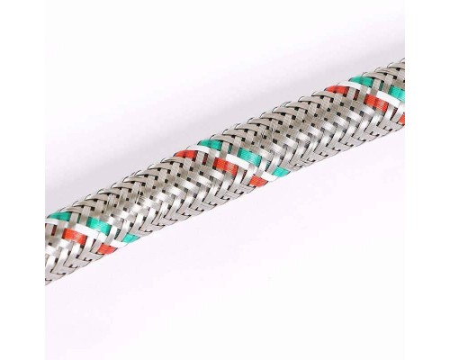 Гибкая подводка для смесителя UNI-FITT МL10х1 - 1/2" 100 см оплетка из нержавеющей стали Гибкая подводка для смесителя UNI-FITT МL10х1 - 1/2" 100 см оплетка из нержавеющей стали
