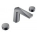 Boheme Venturo Смеситель для раковины на 3 отверстия, цвет: shine gun metall 150-SGM-DIAMOND
