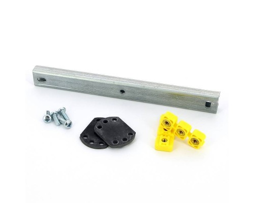 Планка монтажная со звукоизоляцией Viega оцинк.сталь, для крепления водорозеток, меж/ос.расстояние 80-150