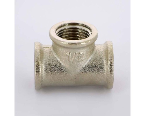 Тройник В никелированный UNI-FITT 1/2" Тройник В никелированный UNI-FITT 1/2"