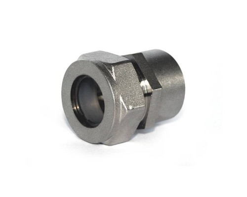 Муфта обжим-В Stahlmann 20 х 3/4" никелированная