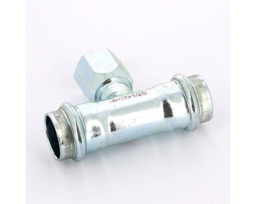 Тройник пресс-В IBP 22 х 1/2" х 22 оцинк. сталь Тройник пресс-В IBP 22 х 1/2" х 22 оцинк. сталь