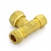 Тройник В никелированный TIEMME 1/2"x3/8"x1/2"