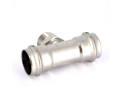 Тройник пресс-Н нержавеющая сталь Sanpress Inox VIEGA 28х3/4"х28