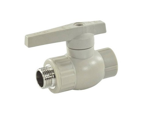 Кран шаровой PP-R сер Дн25х3/4" НР VALFEX 10144225Г Кран шаровой PP-R сер Дн25х3/4" НР VALFEX 10144225Г