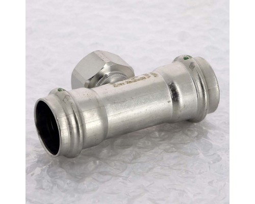 Тройник пресс-В нержавеющая сталь Sanpress Inox VIEGA 28х3/4"х28