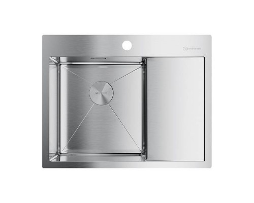 Omoikiri Akisame 65-L-IN Кухонная мойка нерж. сталь 65x51 см, цвет: нержавеющая сталь 4973058