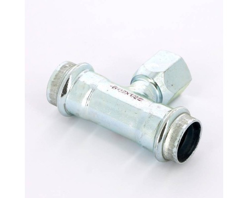 Тройник пресс-В IBP 22 х 1/2" х 22 оцинк. сталь Тройник пресс-В IBP 22 х 1/2" х 22 оцинк. сталь
