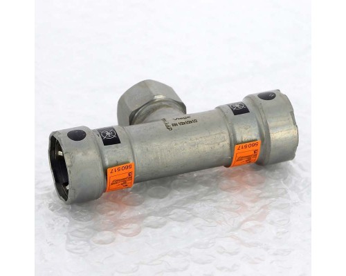 Тройник пресс-В оцинкованная сталь Megapress VIEGA 1/2"x1/2"x1/2"