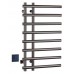 Boheme Uno Полотенцесушитель электрический 50х11,8х80h см, цвет: gun metal 722-GM