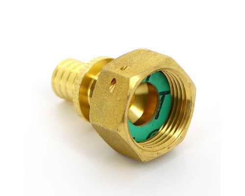 Муфта аксиальная-В Uni-Fitt 16 x 3/4" с накидной гайкой плоской прокладкой Муфта аксиальная-В Uni-Fitt 16 x 3/4" с накидной гайкой плоской прокладкой