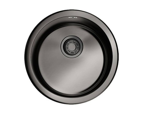 Omoikiri Toya 45-U-GM Кухонная мойка нерж. сталь 45x45 см, цвет: вороненая сталь 4993072