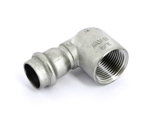 Угол пресс-В компактный нержавеющая сталь Sanpress Inox VIEGA 18х3/4"