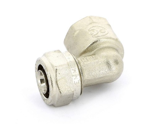 Угол обжим-В никелированный TIEMME 16х1/2"