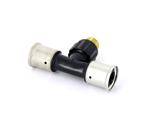 Тройник пресс-Н PVDF HENCO 26х1/2"х26