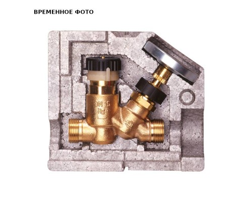 Вентиль термостатический циркуляционный NexusValve TW, нар. резьба, DN 15, рег. 30-50 ˚C, с изол.