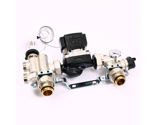 Насосно-смесительная группа UNI-FITT SOLOMIX 1" с энергоэффективным насосом GRUNDFOS UPM3 AUTO 25-70 130